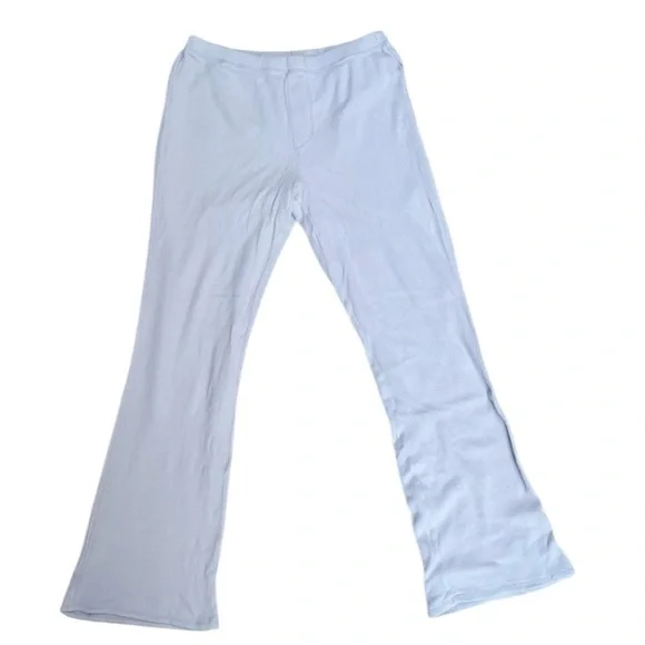 Skims Waffle Knit Wide Leg Lounge Pants size Medium - Picture 4 of 6